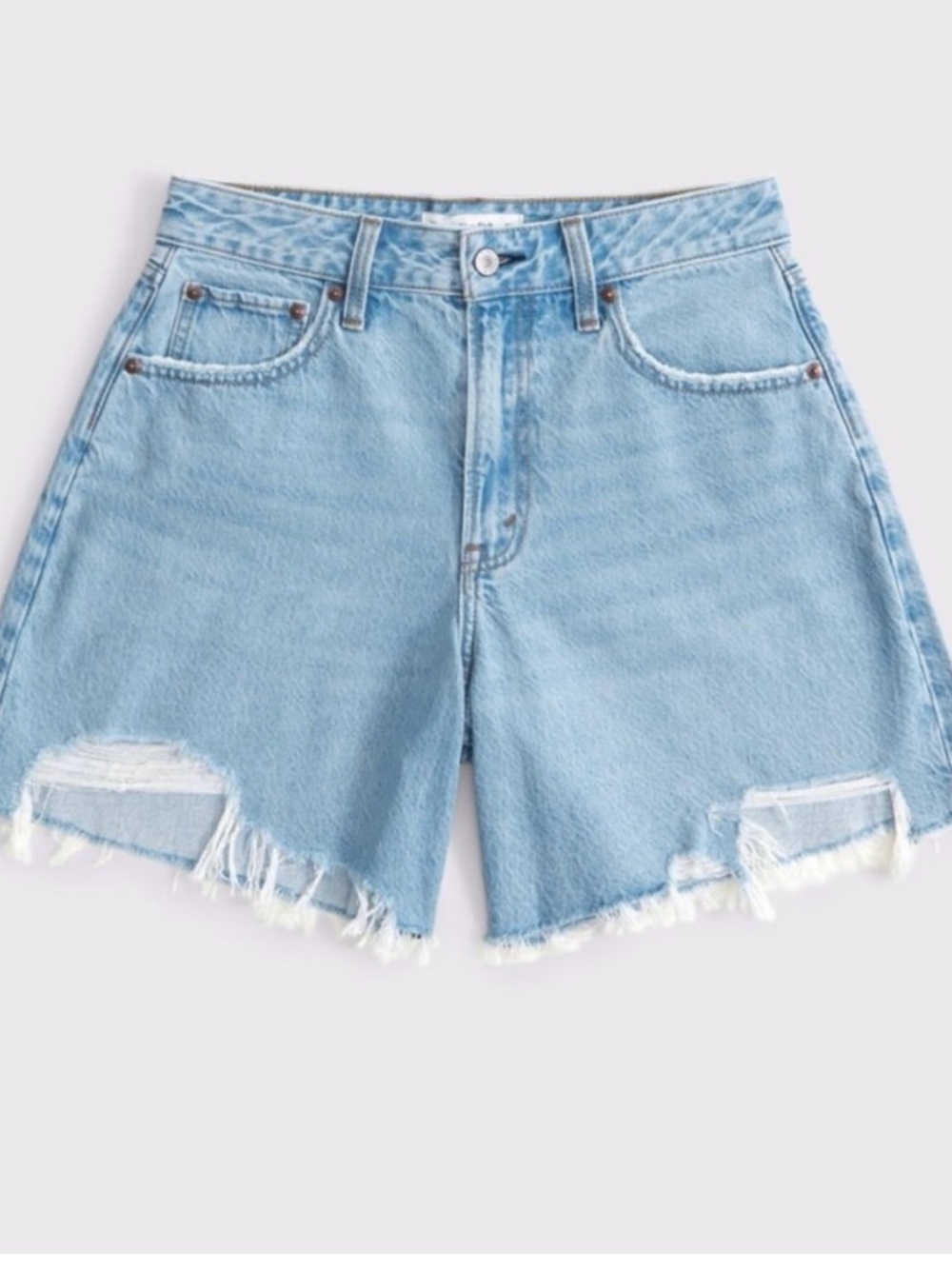 Abercrombie & Fitch Curve Love High Rise Loose Shorts